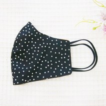 [에디트537] 순면 마스크 도트마스크 무지마스크 도트무늬 면마스크 천마스크