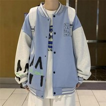 여성 야구점퍼 힙합 가을 일본 까마귀 소녀