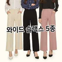 클로니아 베리드컬러 와이드핏 핀턱 슬랙스 5종 EL0W14