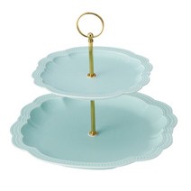 일본 도자기 브랜드 [Co-bo-no 코보노] PATISSERIE 파티셰리, 케이크스탠드, 청자색