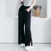 글램디브 트임 밴딩 와이드 팬츠 AB2211 데리스