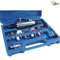 야토 일자형 에어 다이그라인더 세트 3mm 6mm 콜렉트척 추지석 포함, 상세페이지 참조