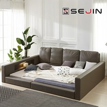 라엘 가드 패밀리침대프레임만Q+SS, 아이보리