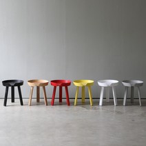 디센 카르보 어라운드 원목 원형 테이블 M 5colors, 조이앤대디 레드, 조이앤대디 본상품선택