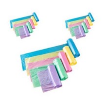 민스리빙 연속 봉투 다용도 봉지롤 5개 (랜덤컬러 100매), 3세트