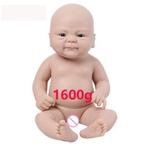 IVITA 100% 전신 실리콘 Reborn Baby Doll Unpainted 미완성 현실적인 인형 Lifelike Newborn DIY Blank Toys Kit, 07 36cm(14inch) Boy
