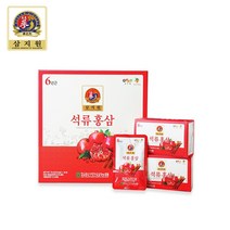 석류홍삼 6년근 고려 홍삼 농축액 진액 석류즙 엑기스 음료 파우치 스틱 엘라그산 진세노사이드 여성 엄마 부모님 건강식품 선물세트 추천, 석류홍삼x1세트