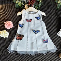 마켓UB 나비 와펜 민나시 원피스(3-8세) 203543 (부재시+문자e) 생활DAY6