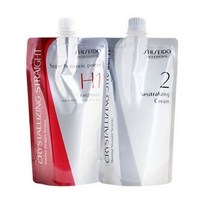 시세이도 프로페셔널 크리스탈라이징 알파H 스트레이트크림 H 악곱슬 건강모용 1제 400ml + 2제 400ml, 3세트