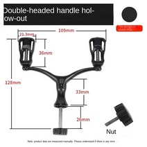 낚시 릴 금속 로커 암 핏 휠 그립 상품 스피닝 핸들 핏 1000 4000, 1.black