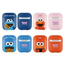 마켓UB 세서미스트릿정품 세서미 스트릿 에어팟 호환 케이스 (부재시+문자e) 생활DAY6