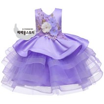 베베몽스토리 공단플라워삼중드레스(5color) 드레스