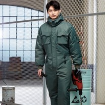 경신코리아 KSK 173 추동 겨울 스즈끼복 상하일체형작업복 정비복 우주복 항공 털 스즈끼 방수작업복 오토바이 방한복, L(95)