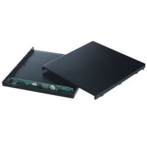 노트북 USB To Ide CD DVD RW ROM 외장 케이스 인클로저, 하나, 검정