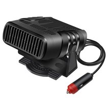 전기히터 자동차 히터 12v24v 120w 200w 휴대용 자동 히터 2 in 1 전기 냉각 가열 팬 auto windshield defroster demister heater, 24v