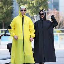 지퍼형 레인코트 고급우비 우의 비옷 EVA 패션우비커플우비 방수우비 캠핑우비 레저우비 빅사이즈 화이트 블랙