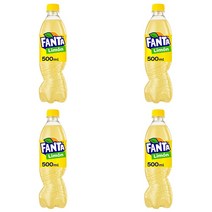 FANTA 스페인환타 스파클링 레몬맛 리얼과즙 탄산음료 스페인대형마트 친구선물 500ml 4팩
