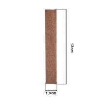10pcs Sustainer 탭과 나무 양초 심지 DIY 촛불 금형 도구 용품 수제 실리콘 수지 코어, 19mmx130mm