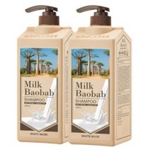 비오클라쎄 밀크바오밥 샴푸 화이트머스크향, 2개, 1000ml