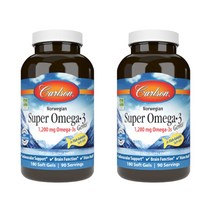칼슨랩스 오메가3 노르웨이 1200mg 180정 2개