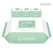 유통기한 임박 23.03.15 그리니 55gsm 휴대용 물티슈 클렌징 티슈 30매 10팩 캡형