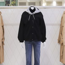 [밸리걸]후드 레이어드 에코퍼 점퍼(376240)