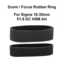 호환 렌즈 수리 부품 줌 고무 링초점 링 교체 시그마 18-35mm f1.8 DC HSM 아트 카메라 액세서리, Zoom Rubber Ring