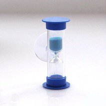 아이 양치 타이머 모래시계 습관 흡착식 3분 시간, 1흡착모래시계-블루