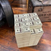 돈다발 장식품 돈뭉치 재미있는 인테리어 달러 모형, 정품 올바른 각도 달러 스툴 (정확한 버전)