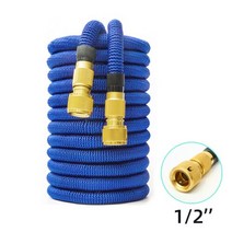 소방 호스 / 연결 부속 걸이 물 노즐 매직 정원 water hose 5, 17ft-5m 확장, 푸른