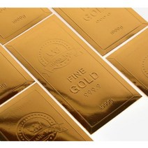 2개세트 금괴모양 황금봉투 골드 감사봉투 금일봉 명절 인사봉투 금빛 봉투 금색 용돈, 단품, 단품