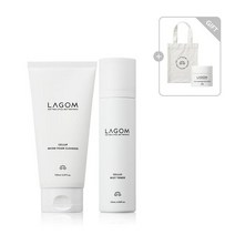 라곰 미세먼지차단 세트 미스트토너+마이크로폼+미니 딥크림+에코백, 미스트토너 120mL+마이크로폼 15