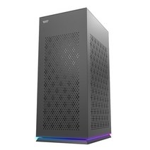 PC 케이스 darkflash dlh21 컴퓨터 미니 타워 타입 itx 게임 sfx 쉘, 협력사, 검은 색