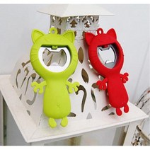 귀여운 고양이 컬러자석 병따개 오프너 세련된디자인, 1개, 상세페이지 참조2