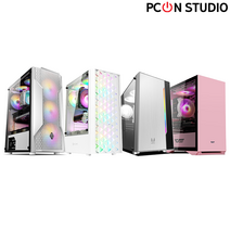 PC온스튜디오 게이밍 컴퓨터 조립PC 화이트 핑크 롤 피파 오버워치2 발로란트 서든 로스트아크 배그 아이온 게임용 데스크탑 본체, 게이밍 - CG01, 03. RAM 16GB 변경, CASE - 02