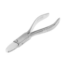 1pc 안경 광학 수리 플라이어 스테인리스 스틸 방지 부상 사각형 헤드 턱 방지