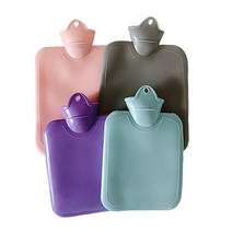 올이븐 보온 물주머니 온수 보온팩 다회용 핫팩 온열 찜질팩 1000ml 500ml 혼합색상