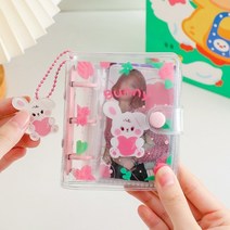 딜모아 3공미니 포토카트 미니앨범 콜북 속지 20매포함, 토끼