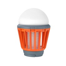 LED 모기퇴치기 캠핑 램프 USB 충전식 텐트 야외 전등 랜턴, A 오렌지