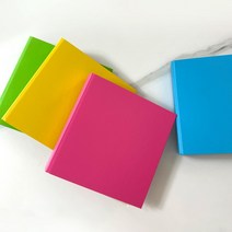 접착식 미니앨범 스티커 인생네컷 포토앨범 성장앨범 25P, 25매입, 하늘