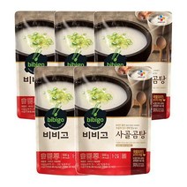 비비고 사골곰탕, 500g, 5개