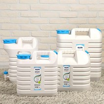 코멕스 6L 10L 12L 15L 20L 플라스틱 말통 수도꼭지 캠핑물통, 일반형 15L