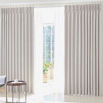 100%암막 베이지 차광커튼 형상기억 국산 맞춤제작 방한방풍 햇빛차단