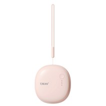 크레앙 5000mAh 대용량 USB 충전식 보조배터리 겸 휴대용 손난로, 핑크