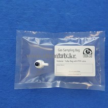 테드라백 Tedlar Bag 가스샘플링백 0.3~5L PTFE 콕크 캡포함 VOCs 테들러백, CL-TDL31-05L, 1개
