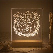 DIY 아크릴 무드등 만들기 네온 조명 키트 미니알뜰형 - 2022696EA, 쿠팡 본상품선택