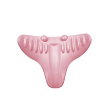 경추 배개 경추목 베개 잠잘오는 편한 꿀잠 목 어깨 스트레처, Pink