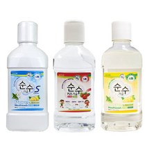 무색소 무알콜 순수가글 300ml 3종 /충치예방/키즈가글/어린이가글/임산부가글/입냄새제거, 순수가글S 300ml