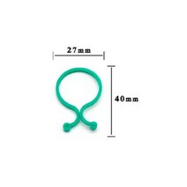100pcs 정원 식물 지원 클립 난초 꽃 넥타이 야채 토마토 덩굴 꽃 클립 플라스틱 식물 잠금 식물 확보, 100개 작은