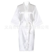 남자 여자 가운 단색 심플 실크 목욕 잠옷 샤워 장 비치 호텔 주니어 이케아 천복대 극세사 용 사우나 치마 실내 원피스, S 화이트색, A